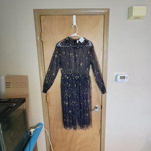 💜YM Youmu Dress Size L Mesh Overlay Only